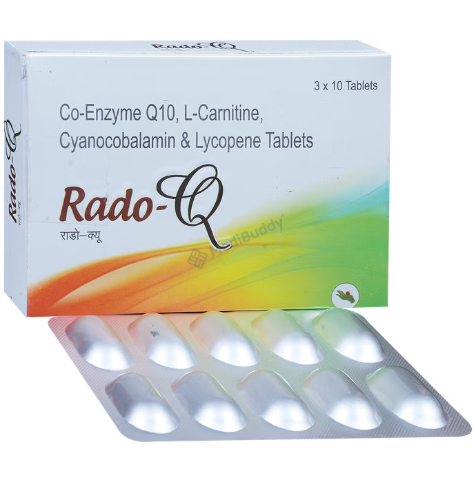 l carnitine tartrate vs acetyl carnitine Rado-Q Tablet: Price, Uses, Side Effects & How to Use